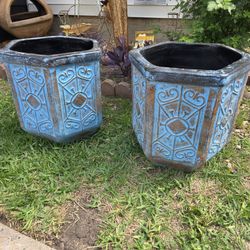 Blue Diamond Pots