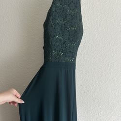 Green Size S Prom Dress