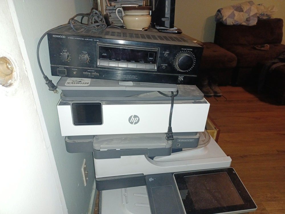 Printer, Industrial Printer, And Kenwood Stereo Amplifier