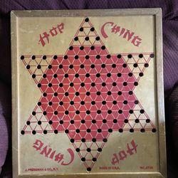 Vintage Chinese Checkers Board 
