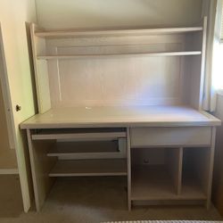 Custom Made Desk & Entertainment Center 
