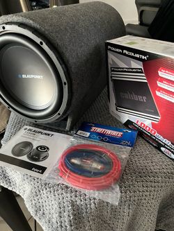Blaupunkt 10” DVC 4 ohms bass tube subwoofer 🔊 deal