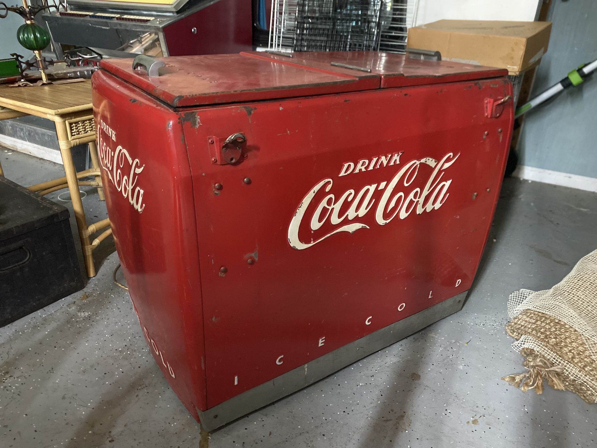 Vintage Coca Cola Cooler 