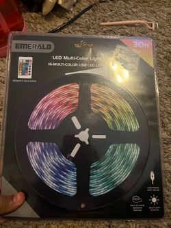 Emerald 30ft RGB LED Light Strip with Remote