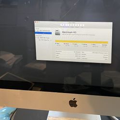 Apple iMac 21.5 inch Mid 2011 Silver A1311 (See Description)