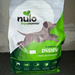 Nulo:  Puppy ancient grains: Chicken, oats, & Turkey recipe 3lbs 