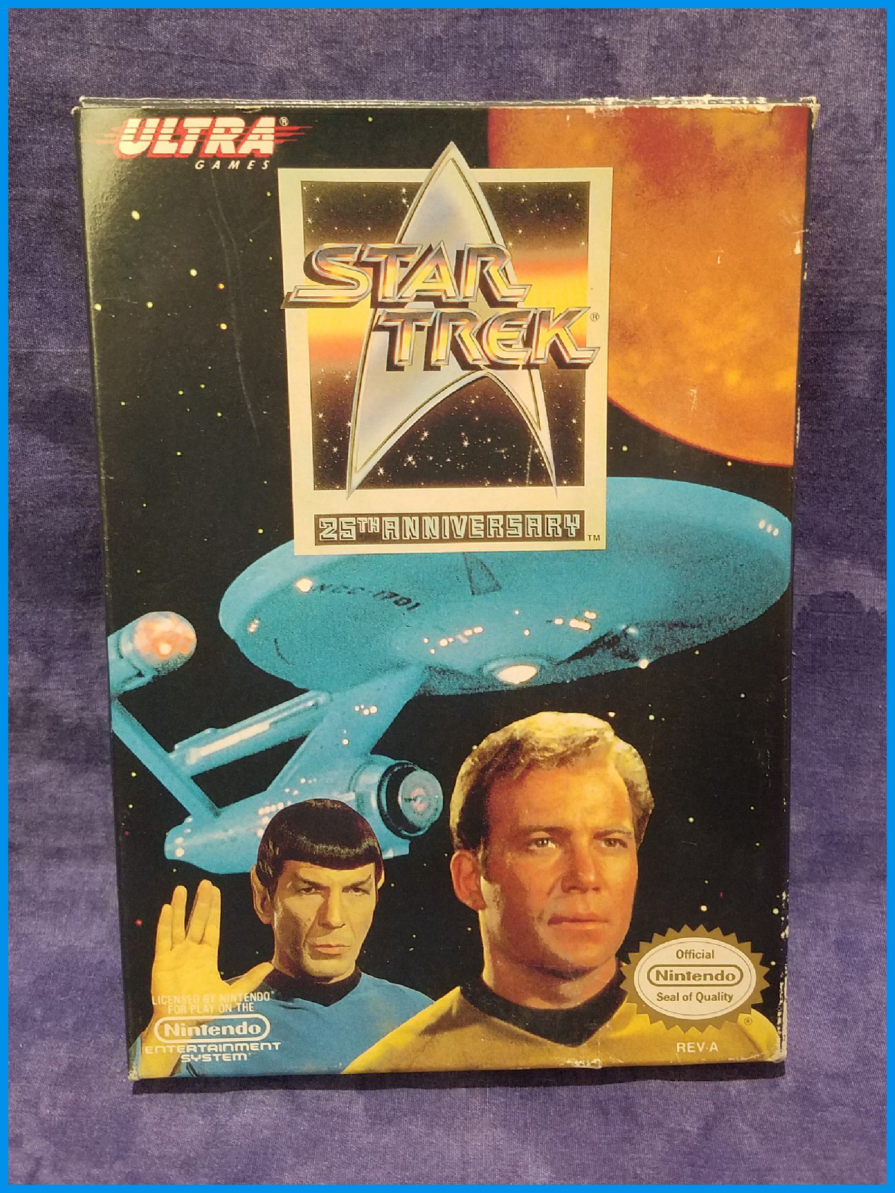 Star Trek 25th Anniversary Nintendo Entertainment System (NES) Video Game
