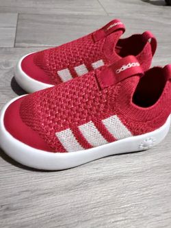 Adidas Kids Slip-On Sneakers Red toddler size 9