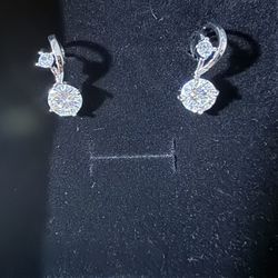 Ear Cuff White Gold Plated 2.0CT