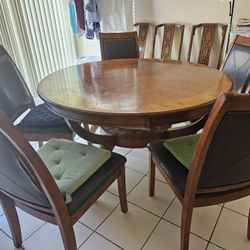 Round Dinning Table Sets With 5 Chairs