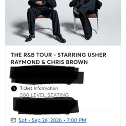 Usher & Chris Brown tickets - The R&B Tour