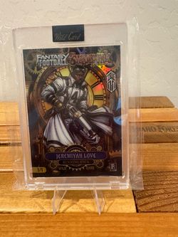 2026 Wild Card Fantasy Football Jeremiyah Love Steampunk TRUE 1/1 Punk