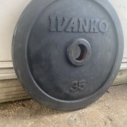 2x 35 LB Weight Plate *IVANKO$75 *OLYMPIC$35 Or 2x$10 0