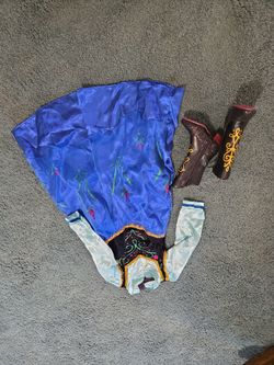 DISNEY PRINCESS COSTUME sz 4/5 WITH SHOES sz 7/8 see Discription