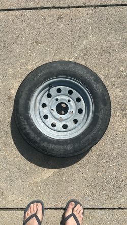 Boat Trailer Tire ~ Galvanized