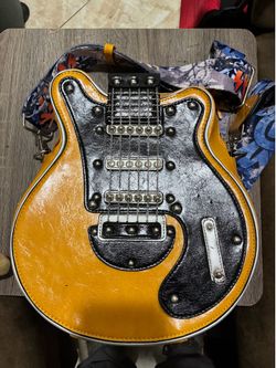 Guitar shaped purse