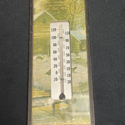 1930S Original Gas Station Advertising Boyceville, Wisconsin Thermometer