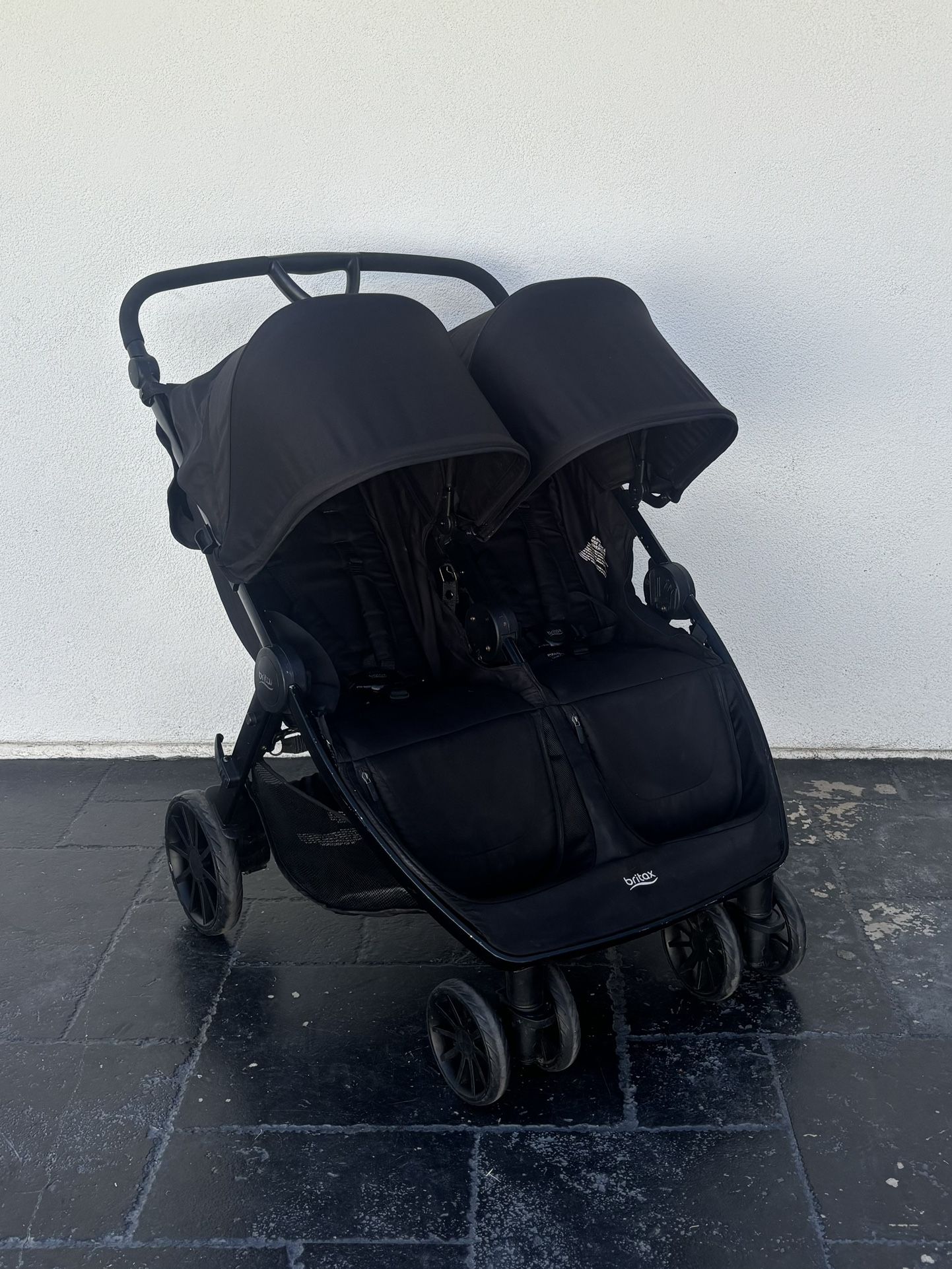 BRITAX Twin Side By Side Double Stroller!!