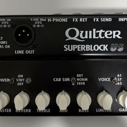 Quilter Labs SuperBlock US 25-watt Guitar Amplifier Pedal