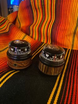 vintage fleetline chevy  woodgrain compasses