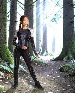 Rubies Costume Co Women's The Hunger Games Katniss Costume