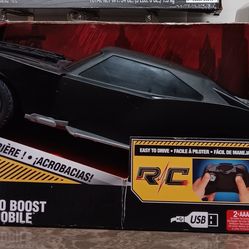 DC comics, The Batman Turbo Boost Batmobile,remote control car, official Batman movie styling kids toy for boy's & girls 4 & up