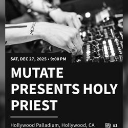 Holy Priest ticket for 12/27 ! 