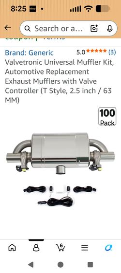 Valvetronic unersal muffle kit