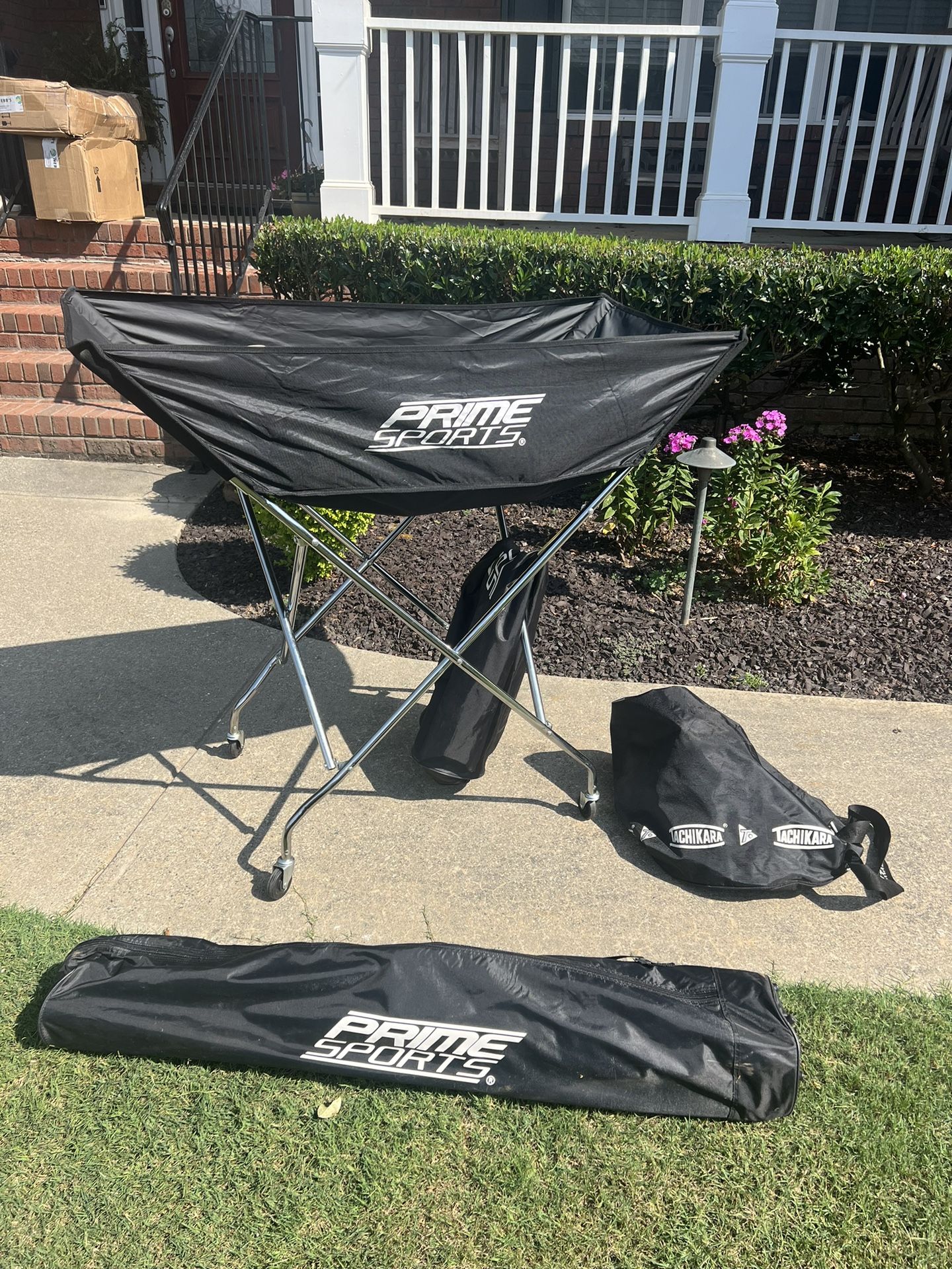 2 Ball Carts And 1 Ball Bag