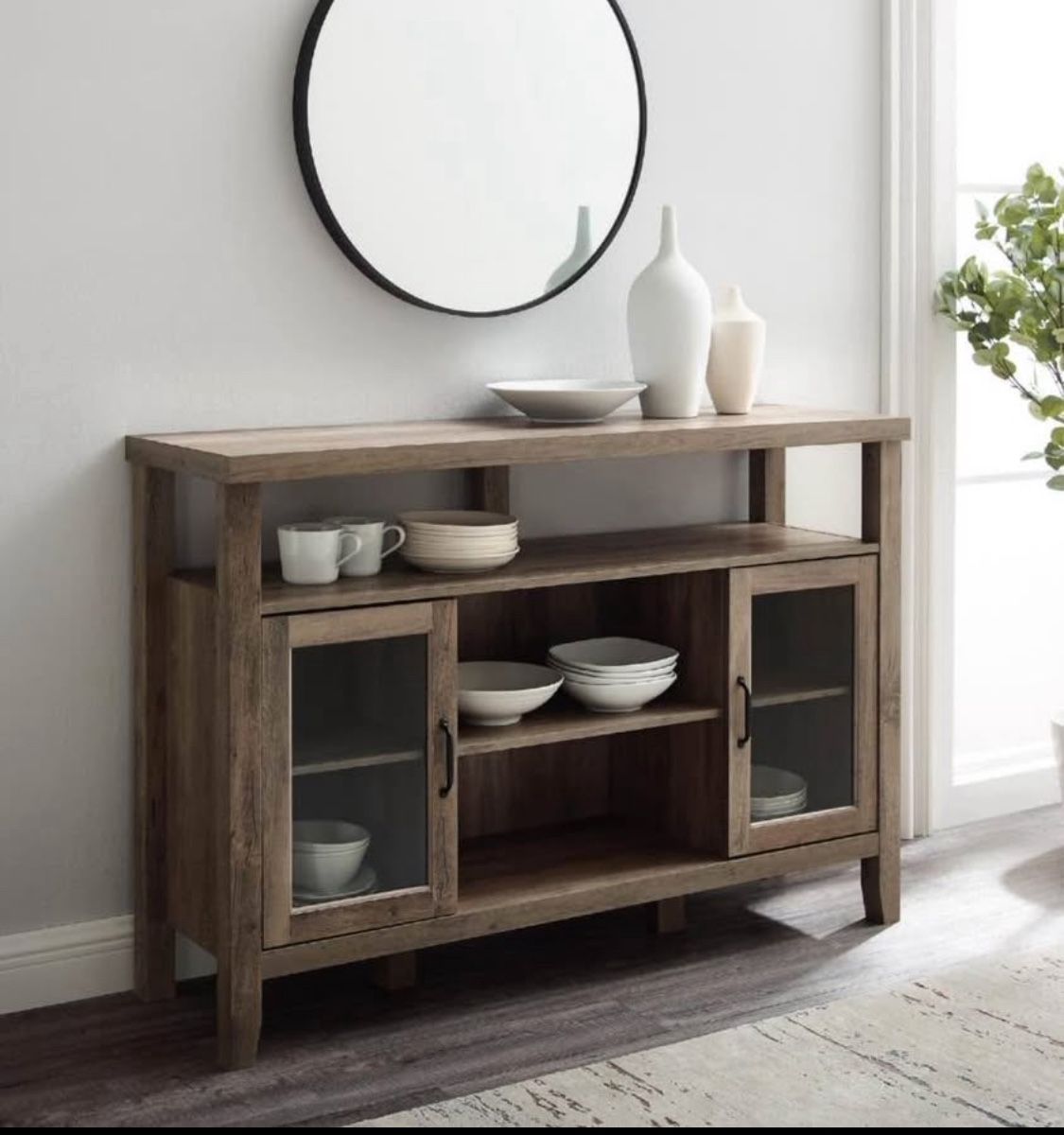 New Sideboard Buffet Server TV Stand Storage Console