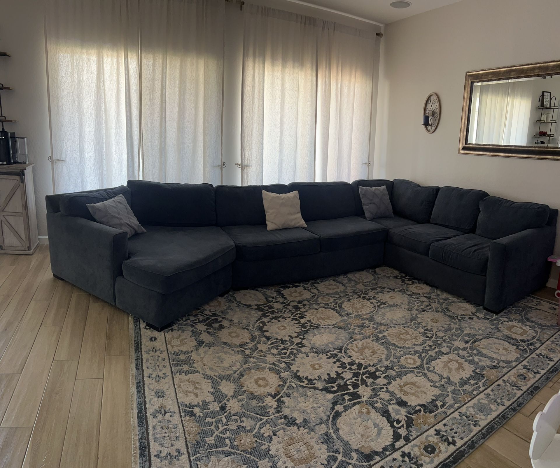 Blue Sectional Sofa