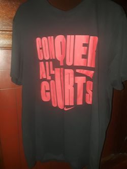 Mens XXL Nike Tee, Black & Red