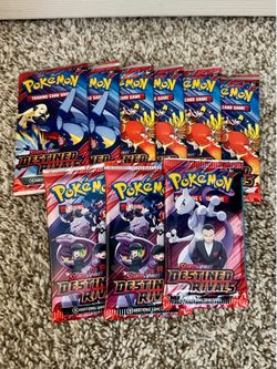 (9) Destined Rivals Booster Packs
