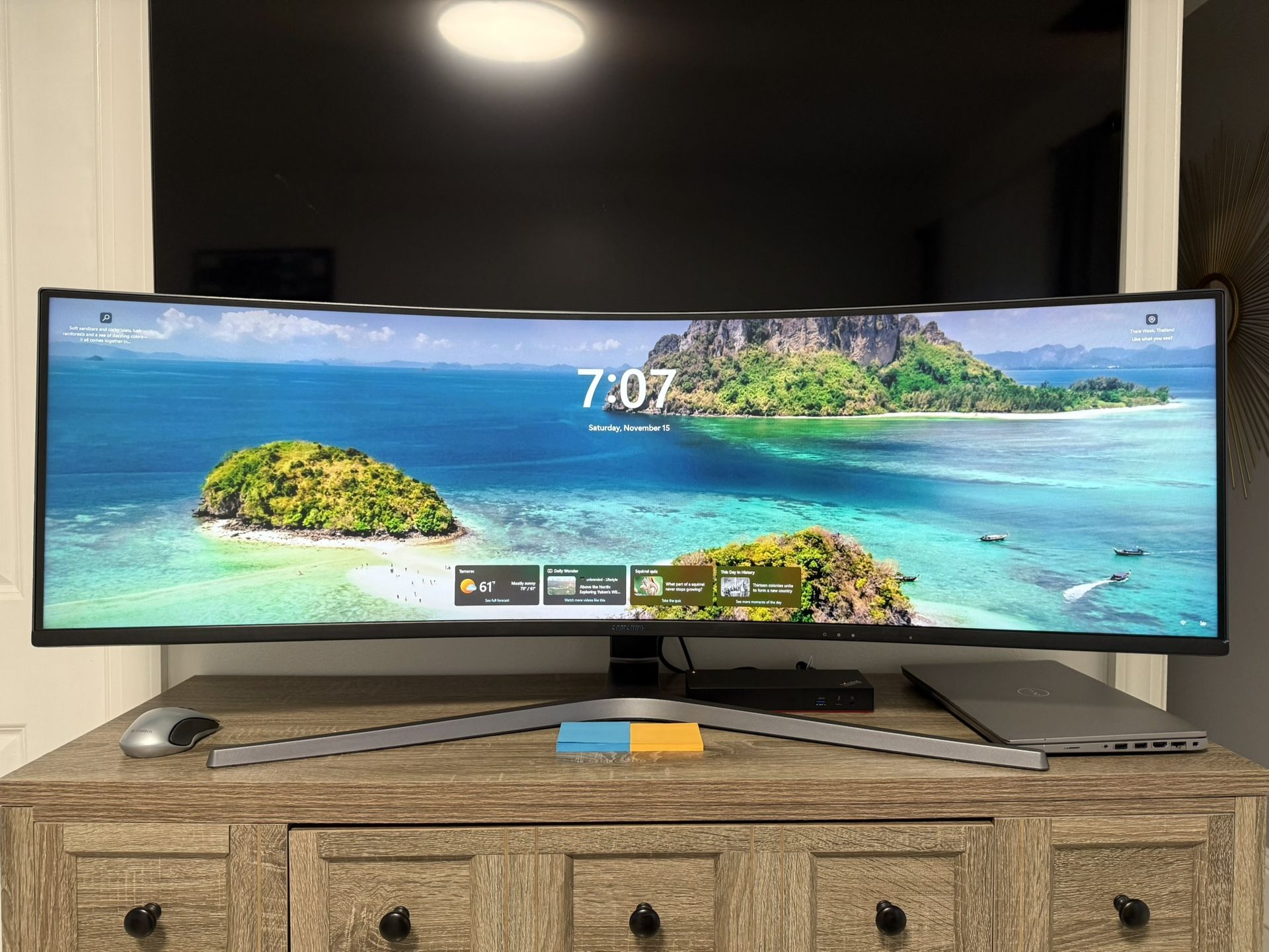 49” Samsung Ultra-Wide Curved Monitor