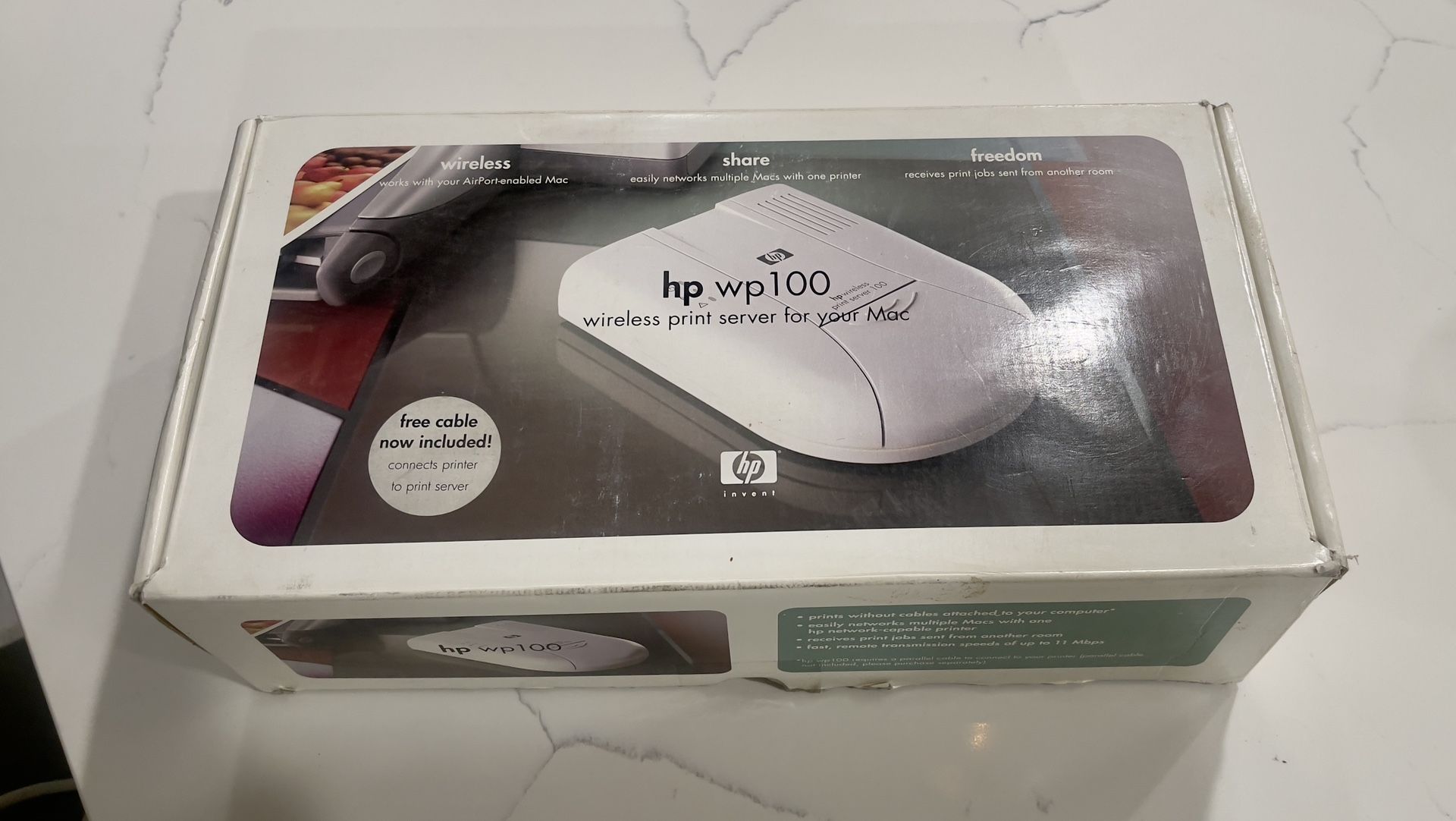 HP wp100 Wireless Print Server For Your Mac NOS Or Pc Users