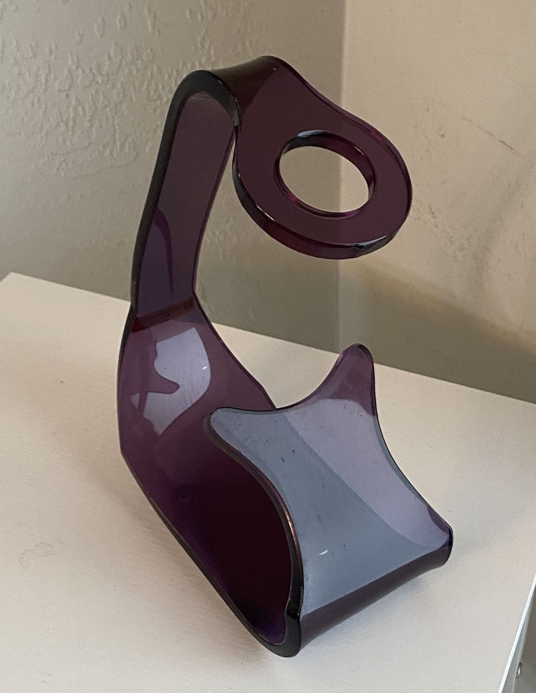 Vintage Acrylic Wine Bottle Holder