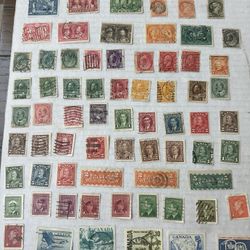 Canada Collection Of 115 Stamps Old And Newer 