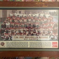1982 Washington Redskins Team Picture