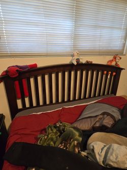 Free queen size headboard and frame