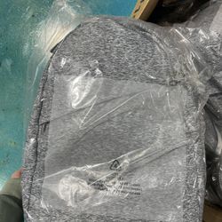 Back To School  Basic Gray Backpack 