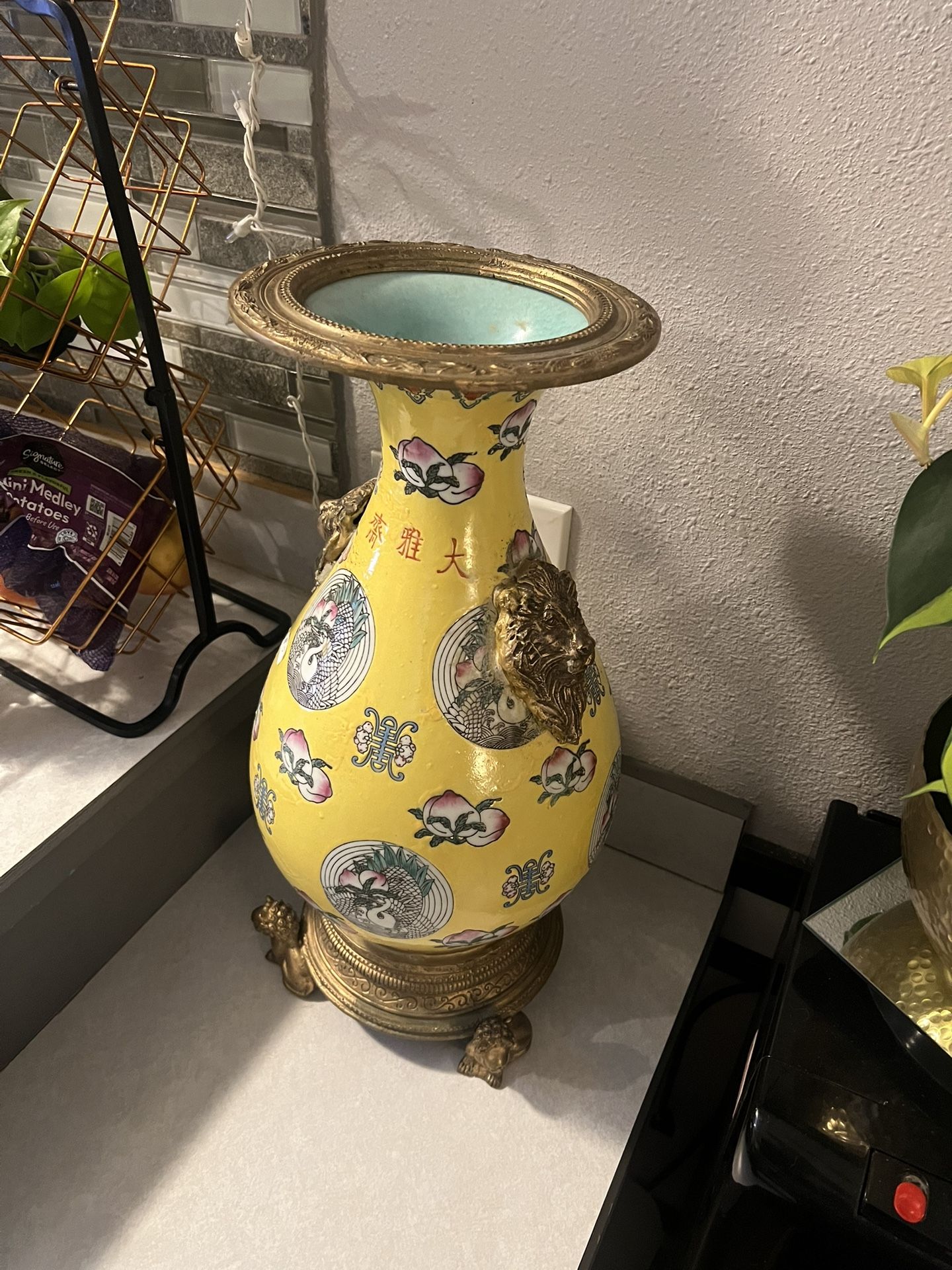 Chinese Qing Dynasty Antique Jade Brass From Guangxu Period
