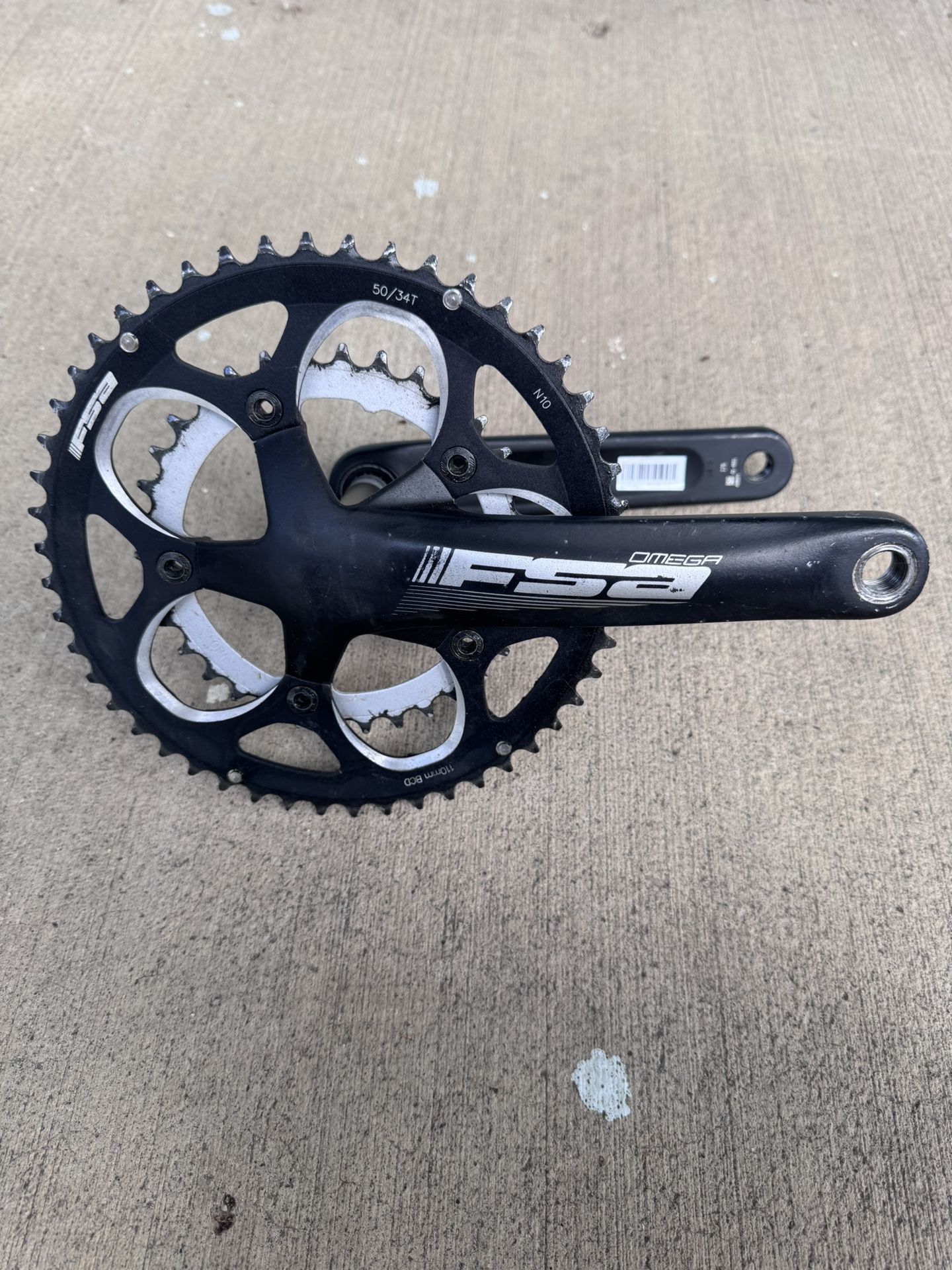 FSA Omega crankset & bottom bracket