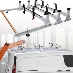 MELIPRON Van Roof Rack With Rear Roller Ford Transit Connect 2014-25