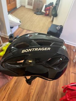 Black Bontrager Bike Helmet