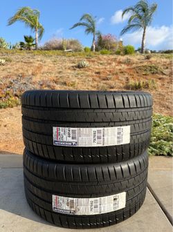 TWO BRAND NEW HL285/35ZR21 285/35ZR21 Michelin Pilot Sport 4S Tires 285-35-21 285 35 21