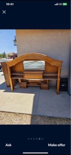 ❤️BEAUTIFUL KING SIZE SOLID WOOD  VINTAGE BED  FRAME ❤️