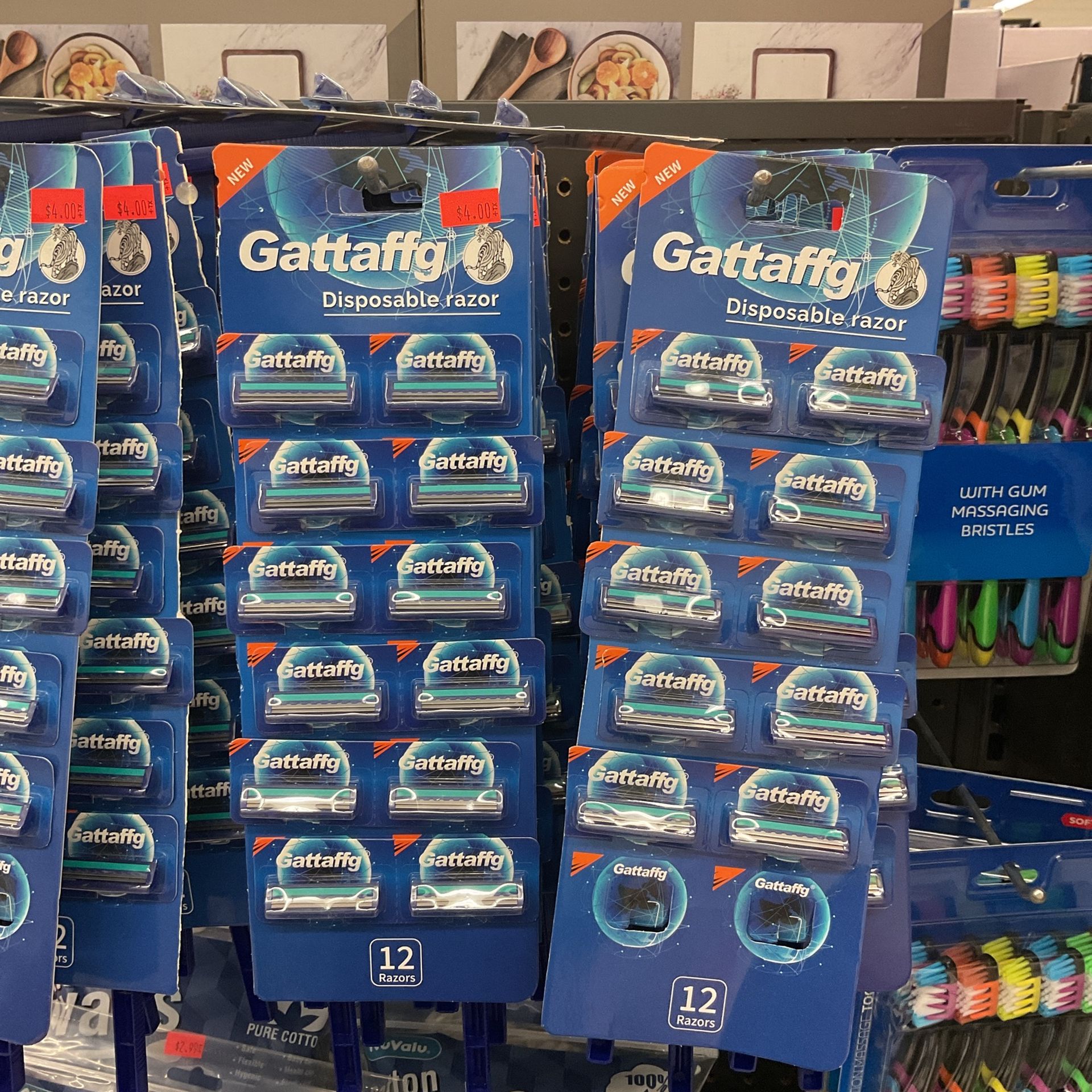 Gattaffg Disposable Razors Set Of 12