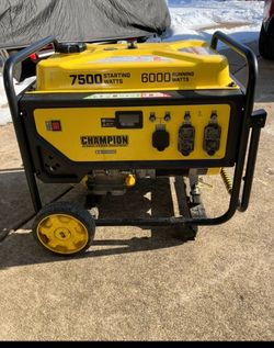 Champion 7500 Generator