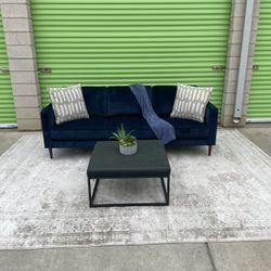 *Free Delivery* Modern Velvet Living Spaces Couch Sofa