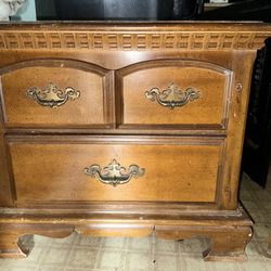 Two Real Wood Night Stands 